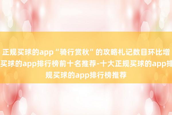 正规买球的app“骑行赏秋”的攻略札记数目环比增长150%-买球的app排行榜前十名推荐-十大正规买球的app排行榜推荐