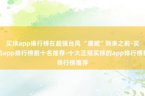 买球app排行榜在超强台风 “康妮”到来之前-买球的app排行榜前十名推荐-十大正规买球的app排行榜推荐